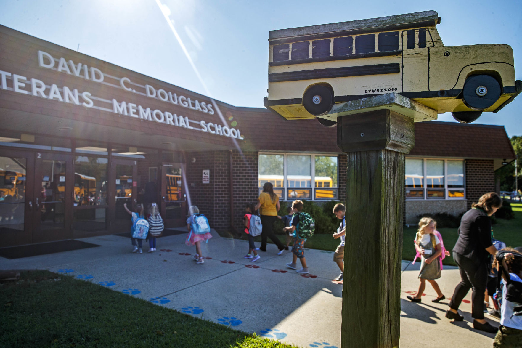 First day of School of David C. Douglass Veterans Memorial School